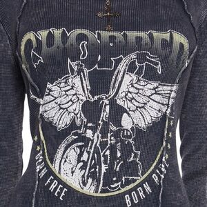 Chopper Graphic Long Sleeve Top